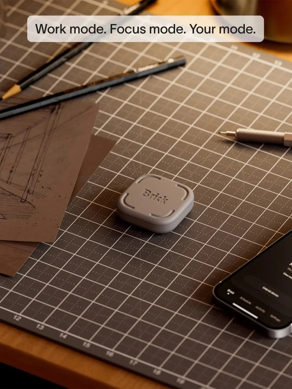 Brick The physical device that blocks your phone's distractions